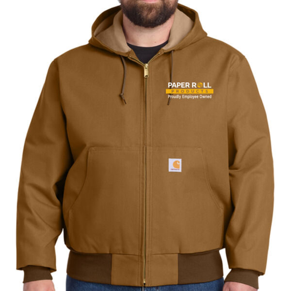 Carhartt Thermal Lined Duck Active Jacket - Embroidered Logo Thumbnail