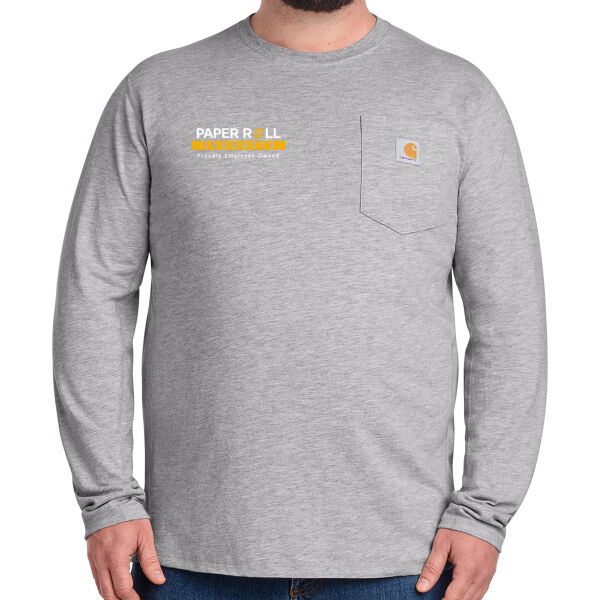 Carhartt Force Long Sleeve Pocket T Shirt - Printed Logo Thumbnail