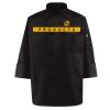 Black Knot Button Chef Coat Thumbnail